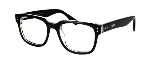 Yarwell - black & crystal bold gent's acetate glasses frame - image 1