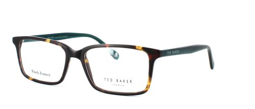 Ted Baker Luca - Ladies acetate with matt tortoise front face and green acetate arms - image view 1