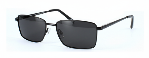 Tommy in Black - Prescription Sunglasses front left view