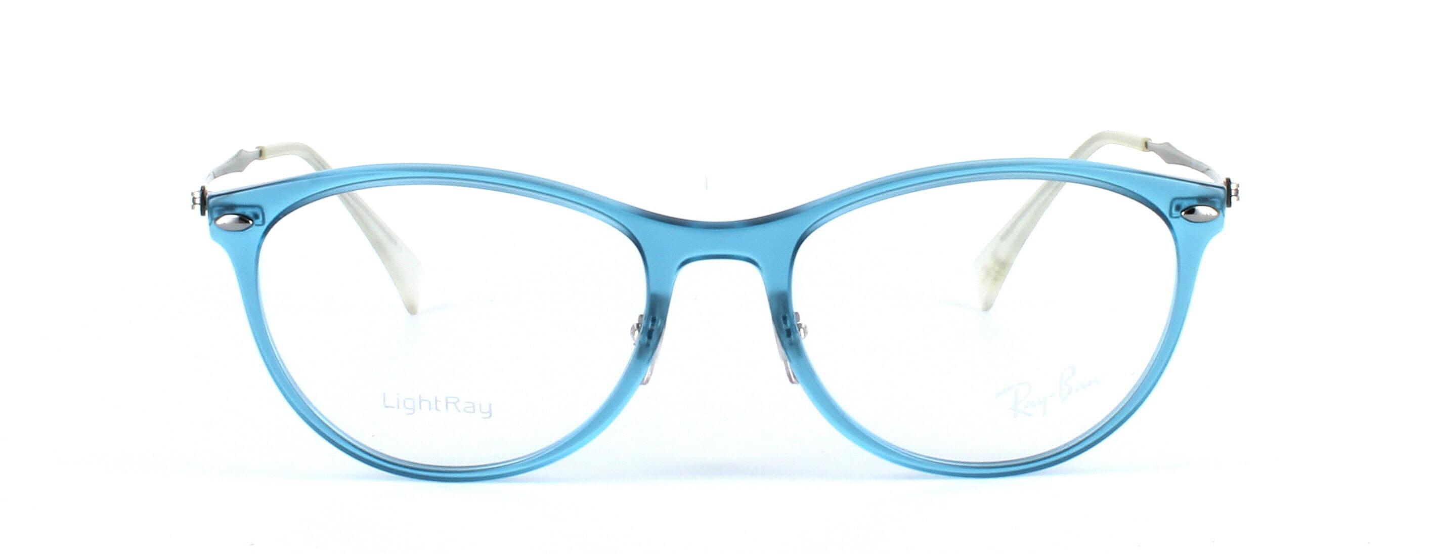 ray Ban 7160 - ladies acetate frame in blue - image view 5