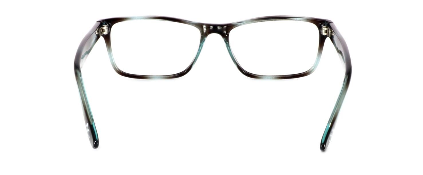 Dalby - unisex TR90 lightweight plastic frame in blue and brown - image view 3