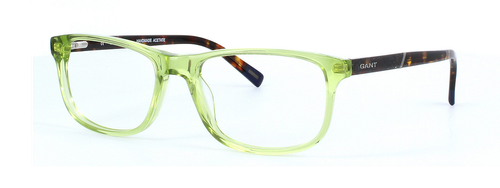 Gant 3049 - Ladies crystal green acetate glasses with tortoise arms - image view 1