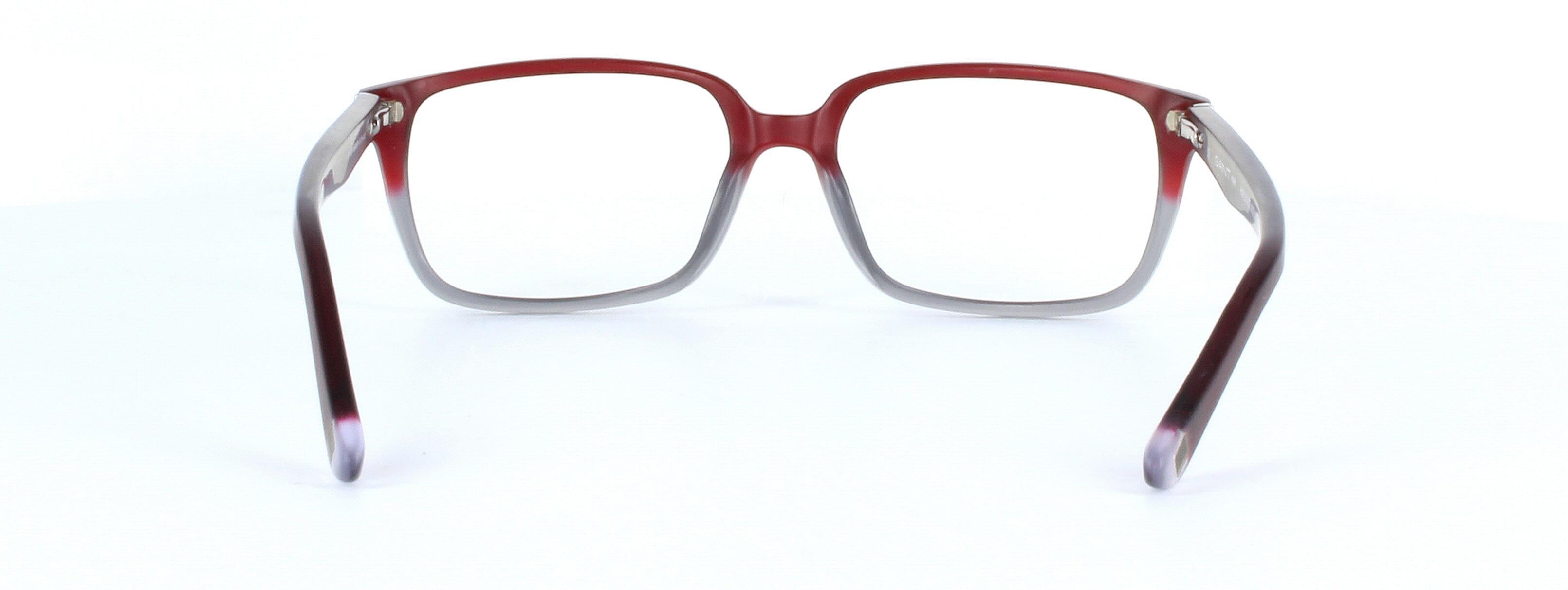 Gant 105 - Unisex 2-tone matt burgundy and grey acetate glasses - image view 5