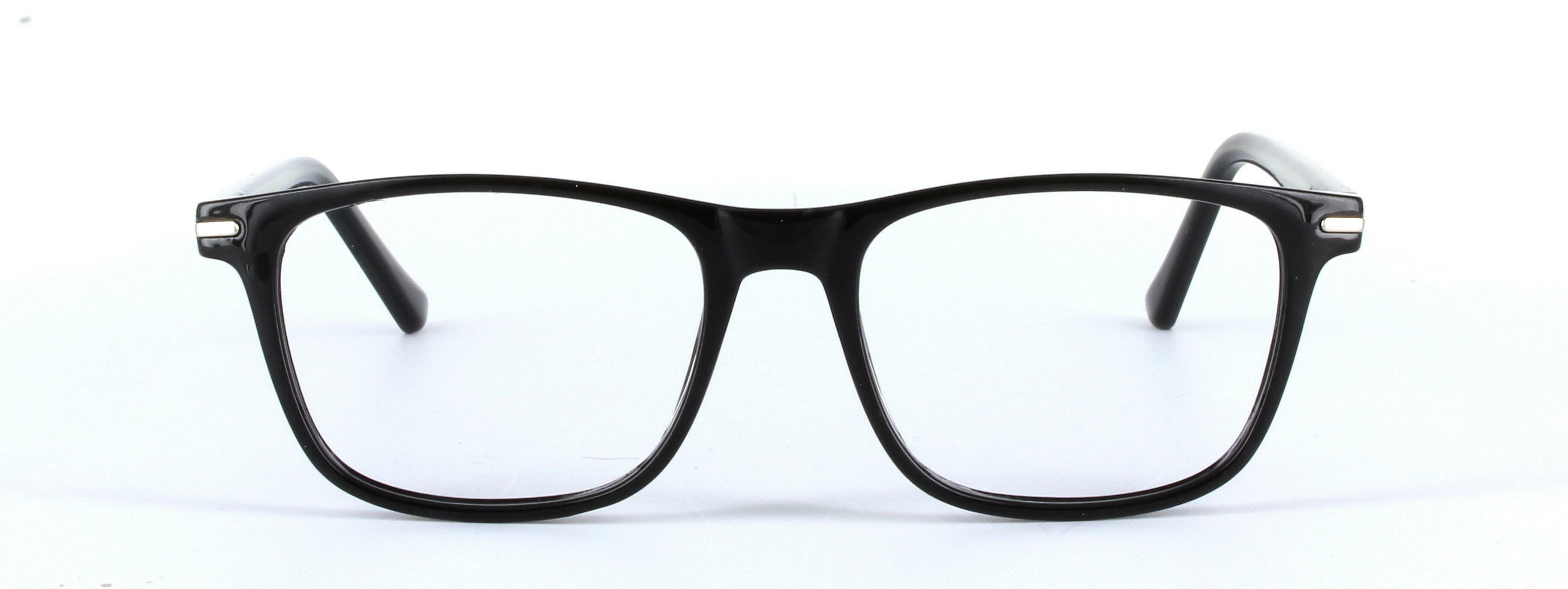 Consul Black Full Rim Oval Round Plastic Glasses - Image View 5
