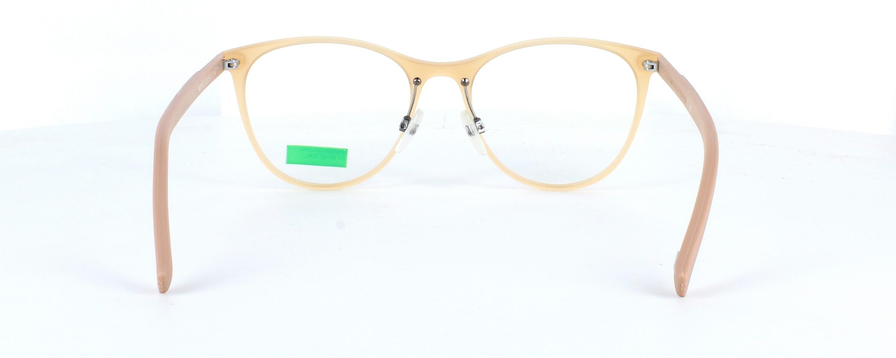 Benetton BEO1012 122 - Women's TR90 lightweight glasses frame in crystal beige - image view 4