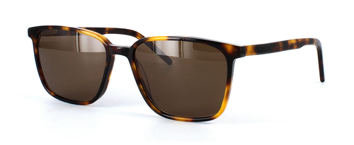 Lydney - Prescription Sunglasses - Tortoise unisex rectangular shaped acetate sunnies - image view 1