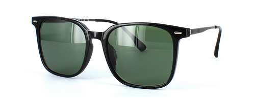 Edward Scotts ST6204 -Prescription Sunglasses - Shiny Black - Men's square shaped acetate image view 1