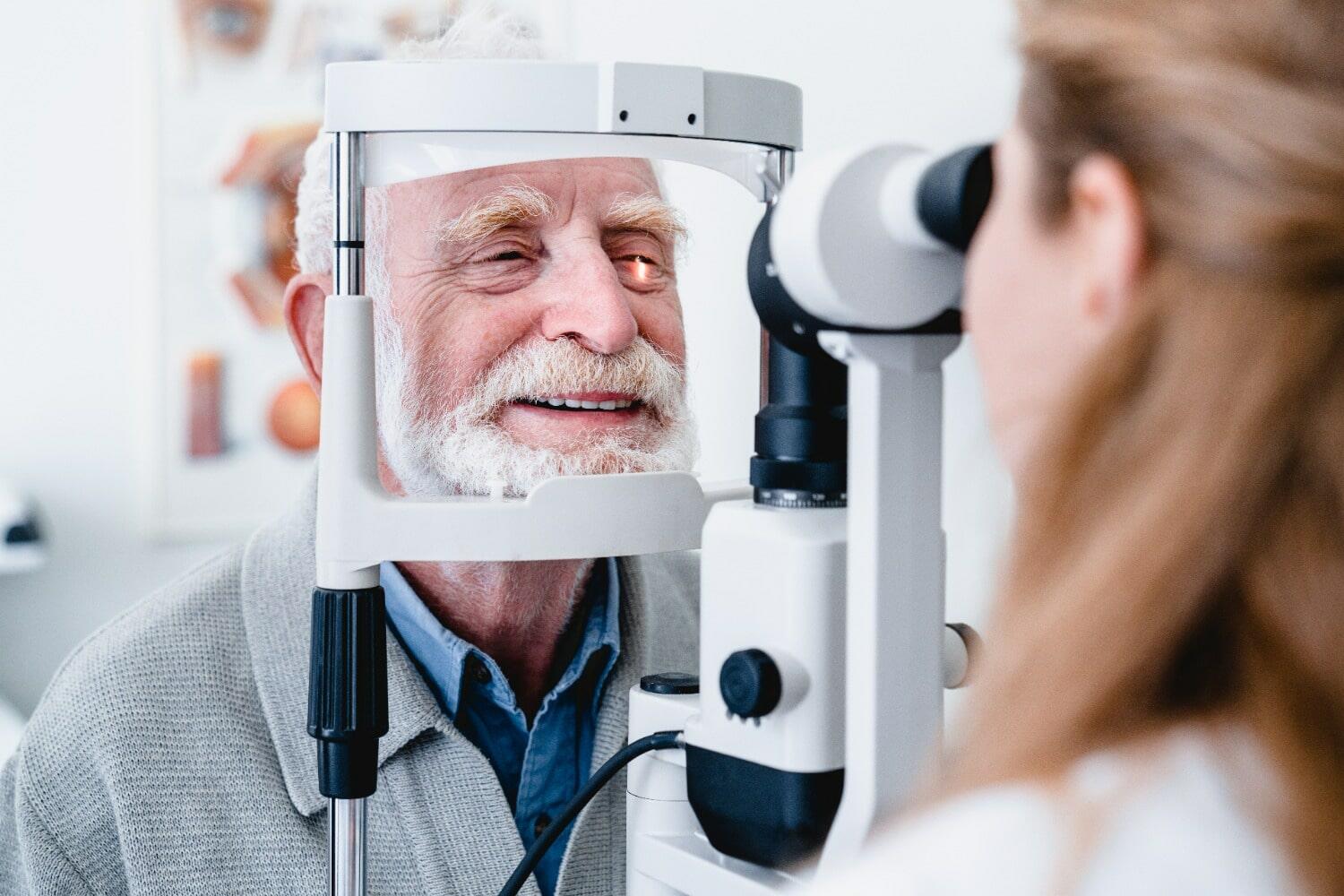 Seeing an optician