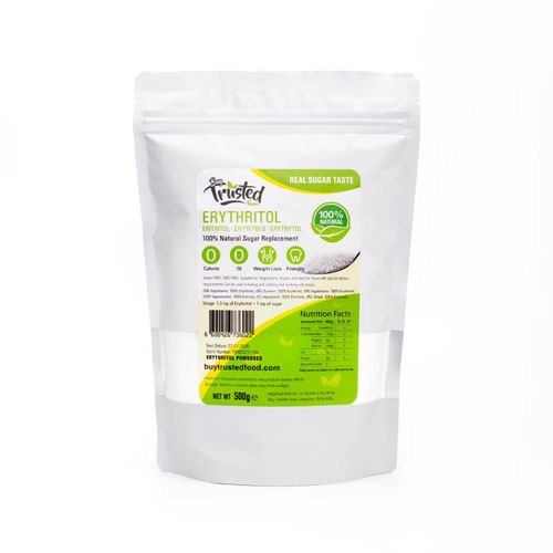 Erythritol Powdered - ZERO Calorie 100% Natural Icing Sugar Replacement
