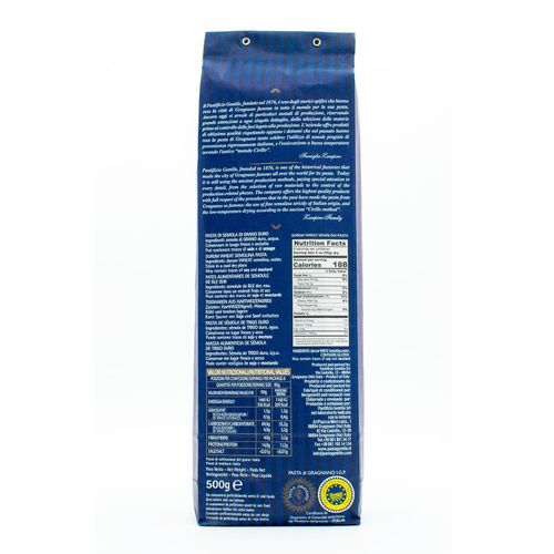GENTILE Durum Wheat Semolina pasta 500g "Linguine - 10 minutes" – additional view 2
