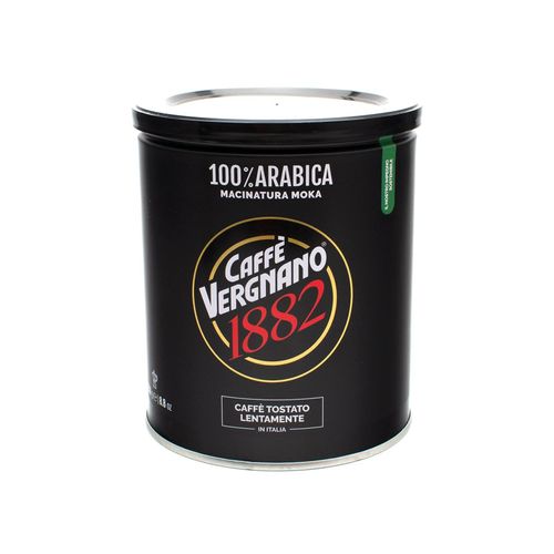 Caffè Vergnano 1882 100% Arabica Moka Ground Coffee Tin 250g – additional view