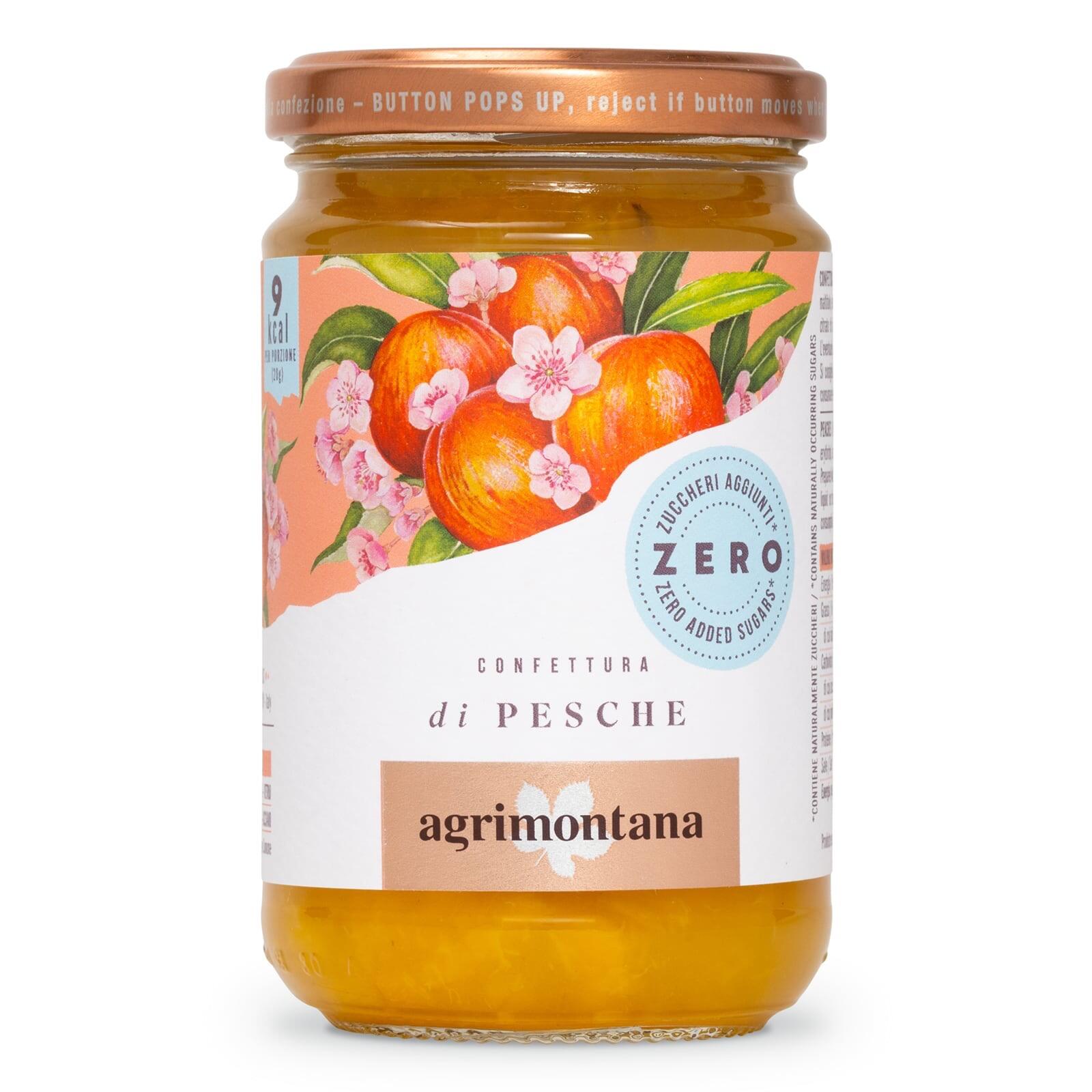 Agrimontana Peach Jam ZERO 290g