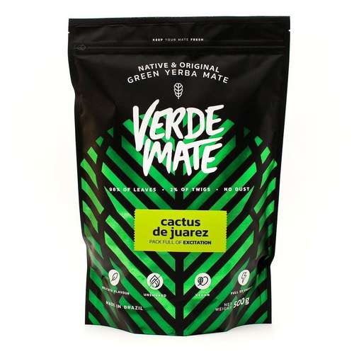 Verde Mate Cactus De Juarez 500g - Premium Quality - 98% Of Leaves