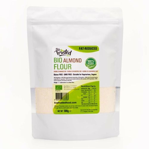 Almond Flour BIO Organic Fine - Low Fat - 1kg & 500g – additional view