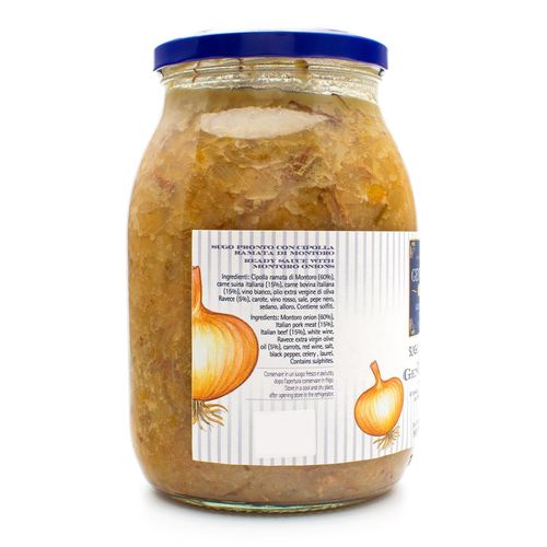 Gentile Preserves - Ready Sauce with Montoro Onions 980g – serving suggestion 4
