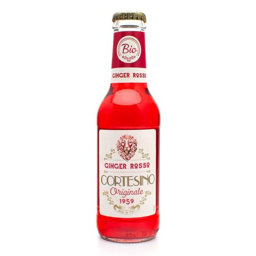 Red Ginger BIO “Originale 1959” in glass – Cortesino Soft Drink 200ml – additional view