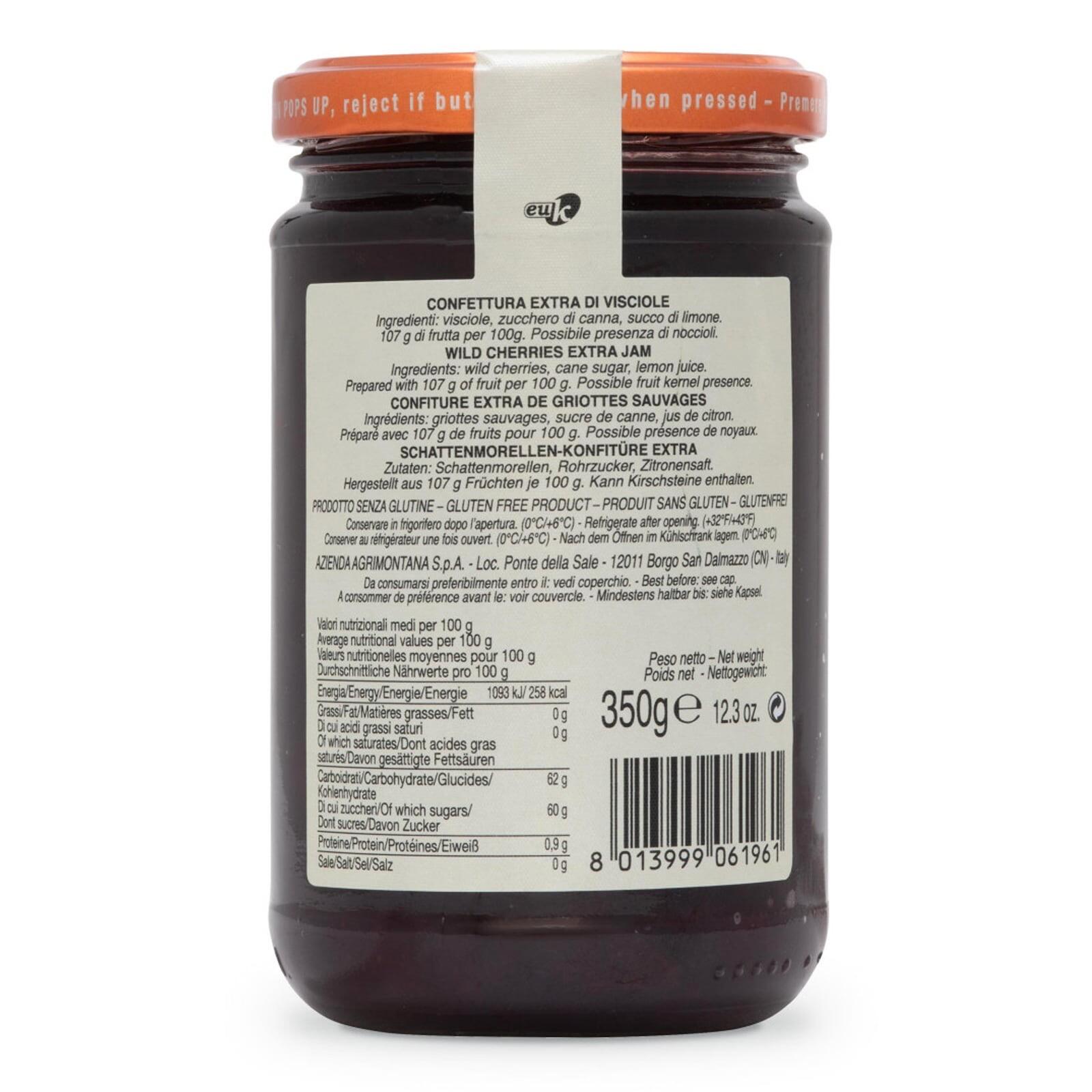 Agrimontana Wild Cherry Extra Jam 350g – additional view