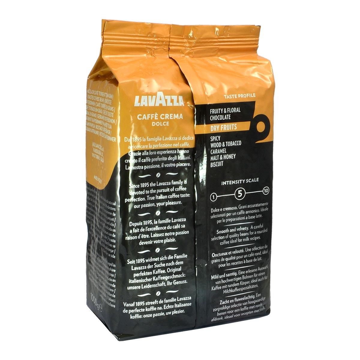 Café en grano Lavazza Caffè Crema Dolce 1 kg – Shopavia