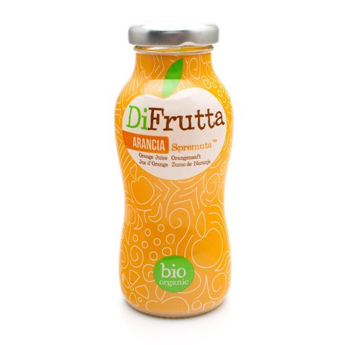 DiFrutta Bio Organic Orange juice in glass - 200ml