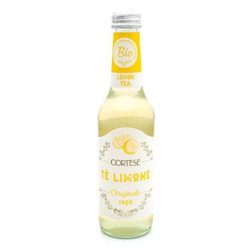 Lemon Tea BIO - "Originale 1959” in glass - Cortese Soft Drink 275ml – additional view