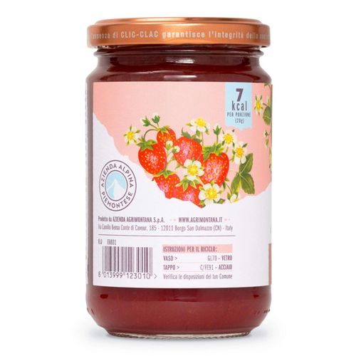 Agrimontana Strawberry Jam ZERO 290g – additional view 2