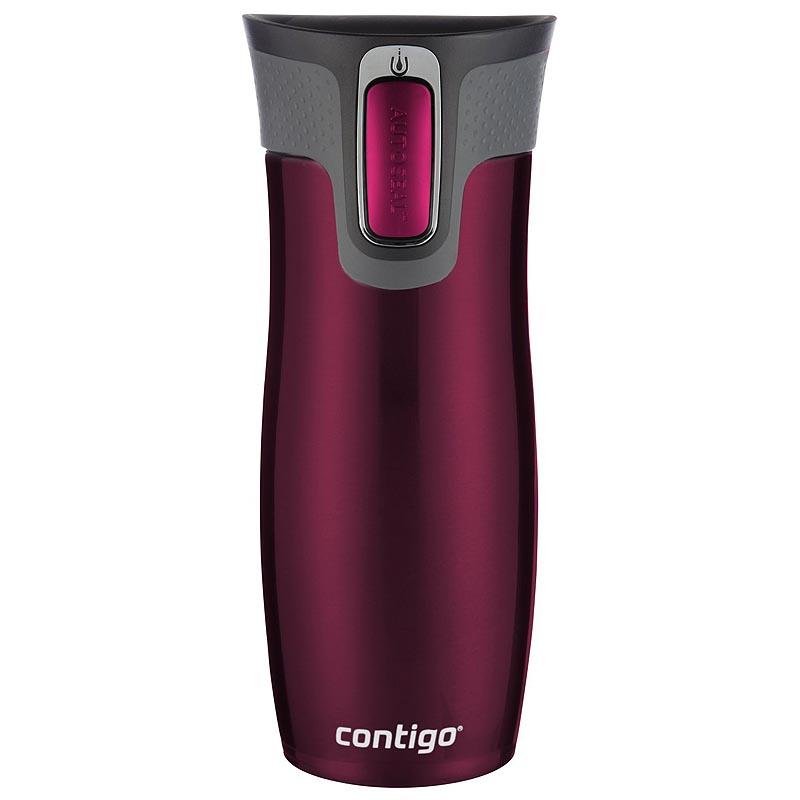 Contigo West Loop Autoseal Travel Stainless Steel Thermal Vacuum Flask,  Leakproof Tumbler, Coffee Mug with BPA Free Easy-Clean Lid, 470 ml, Bay