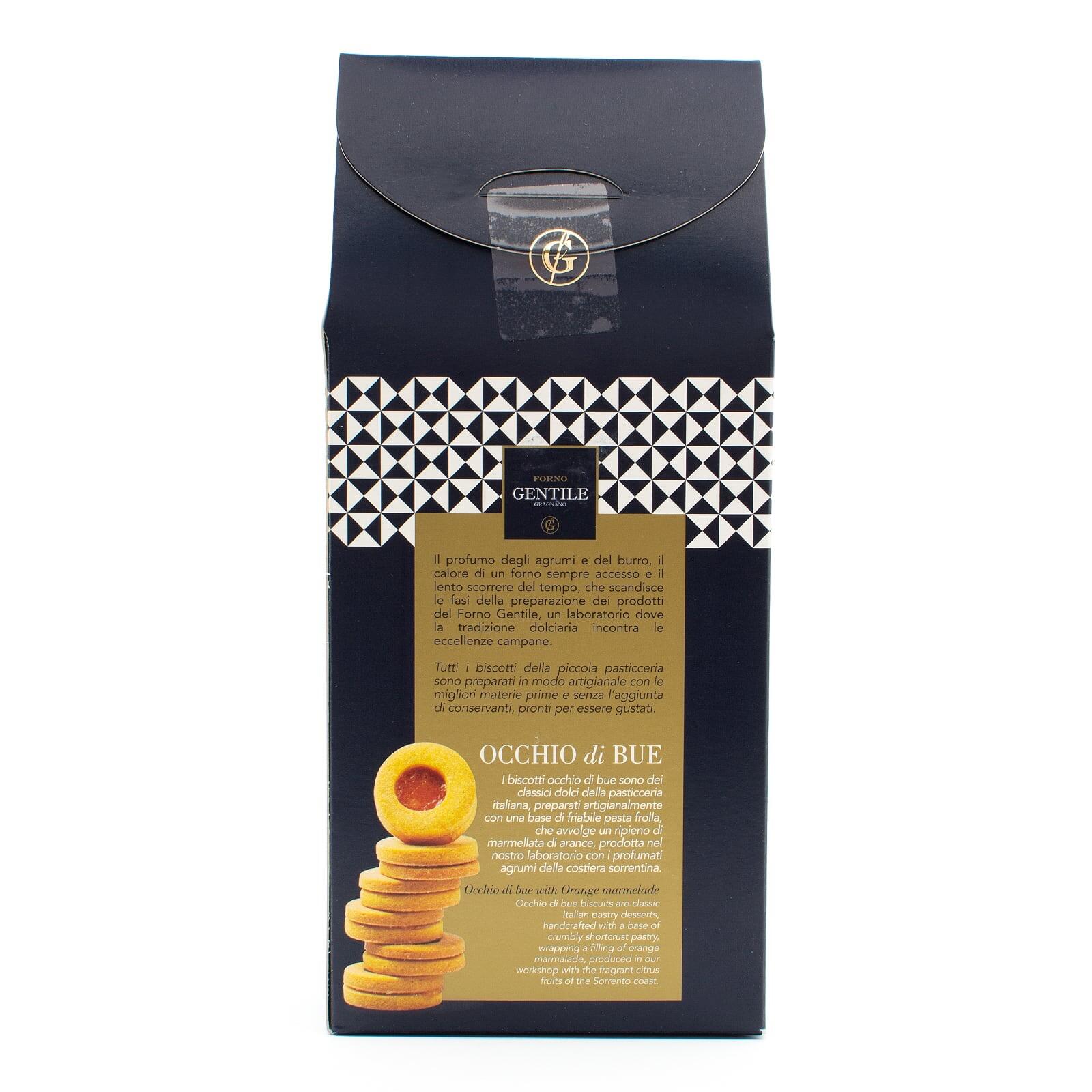 Gentile Occhi di Bue Butter biscuits with Orange Jam filling