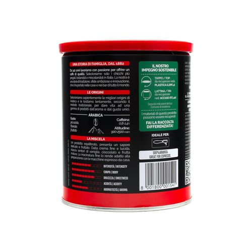 Caffè Vergnano 1882 100% Arabica Ground Coffee Tin 250g – additional view 2