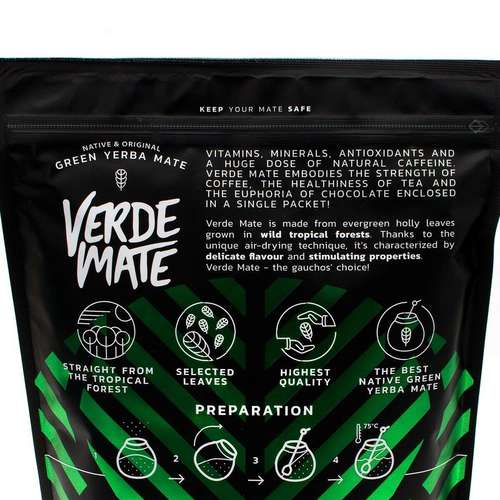 Verde Mate Cactus De Juarez 500g - Premium Quality - 98% Of Leaves – additional view