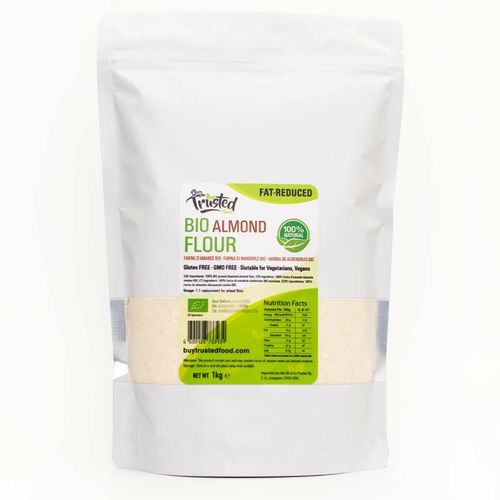Almond Flour BIO Organic Fine - Low Fat - 1kg & 500g
