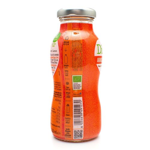 DiFrutta Bio Organic Orange Carrot Lemon juice in glass - 200ml – additional view 2