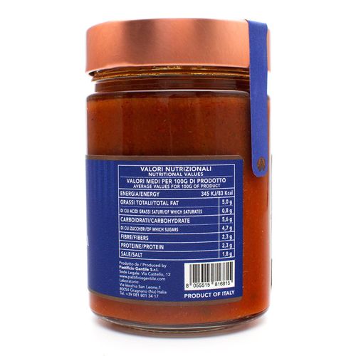 Gentile Preserves - Ready Tomato Sauce with Anchovies 320g – serving suggestion 3