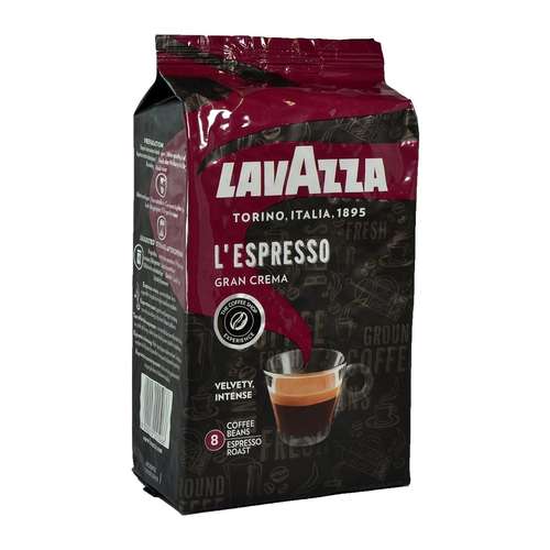 Lavazza Gran Crema Espresso Coffee Beans 1 kg – front view