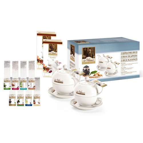 Sir William's 2 Duo Teapots - ROYAL TASTE series