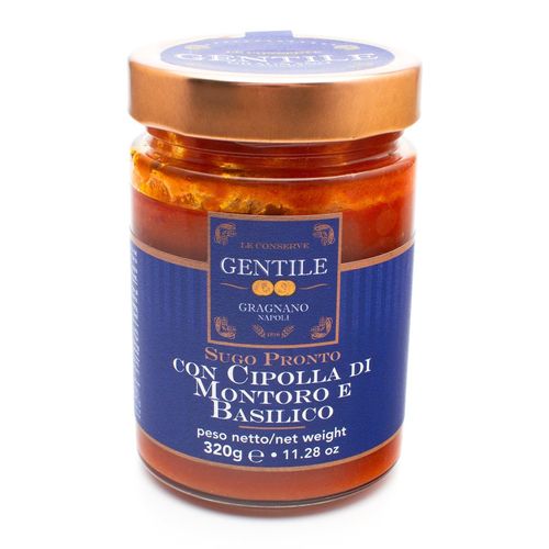 Gentile Preserves - Ready Tomato Sauce with Montoro Onions and Basil 320g – serving suggestion 2