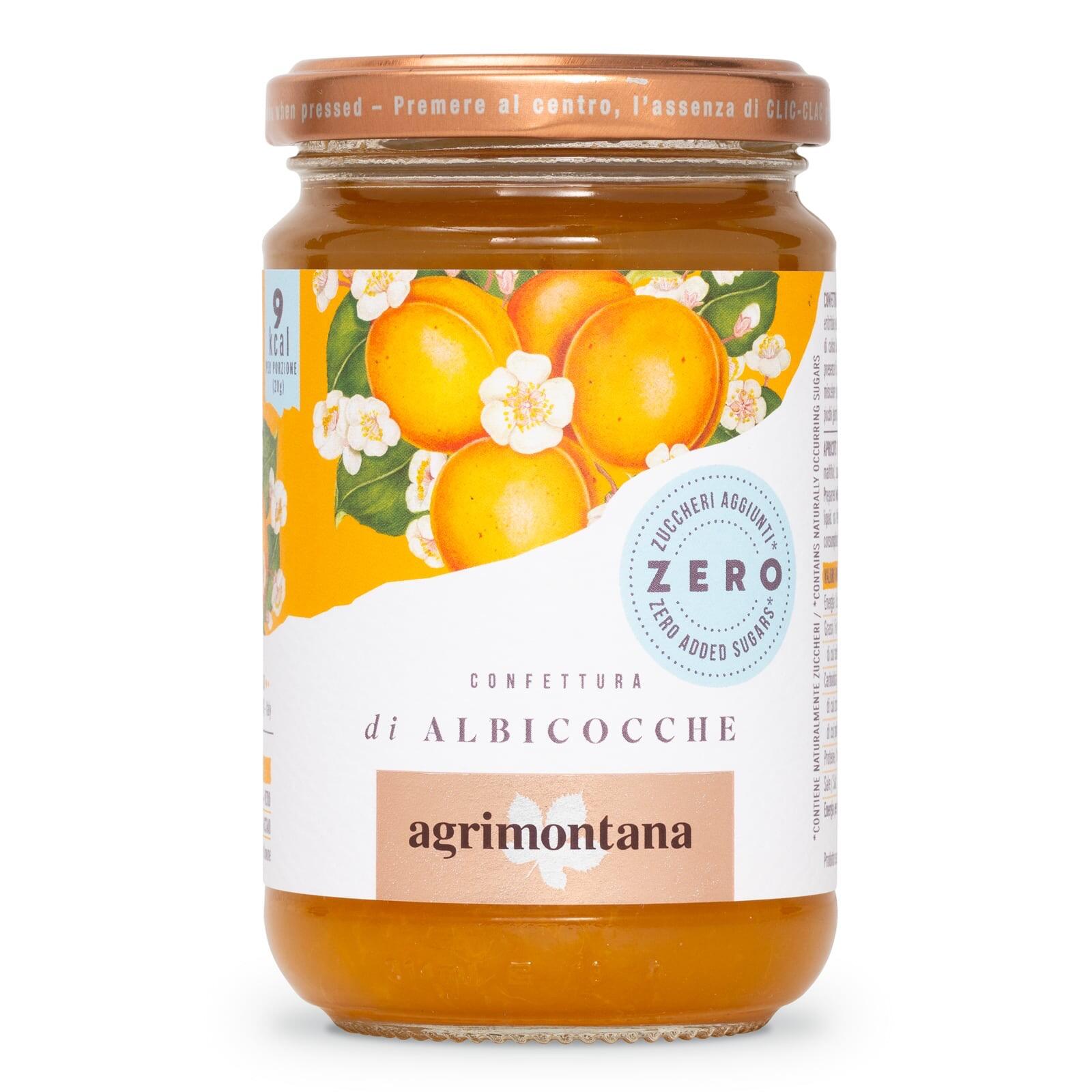 Agrimontana Apricot Jam ZERO 290g
