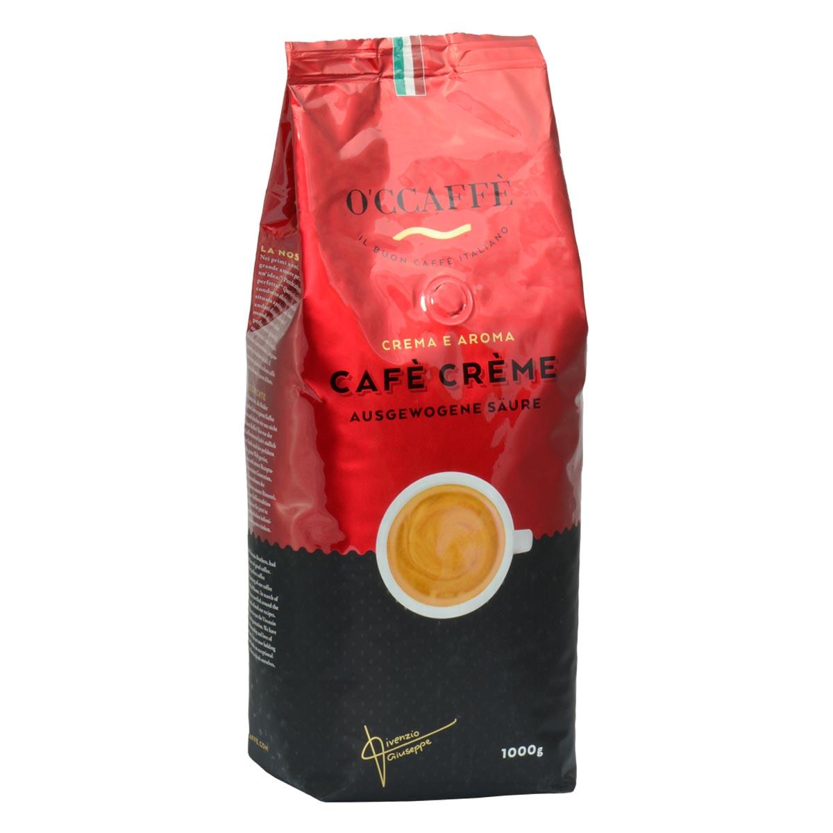 Cafenet – Vergnano - Café en grains – ARABICA BIO - Paquet 1kg