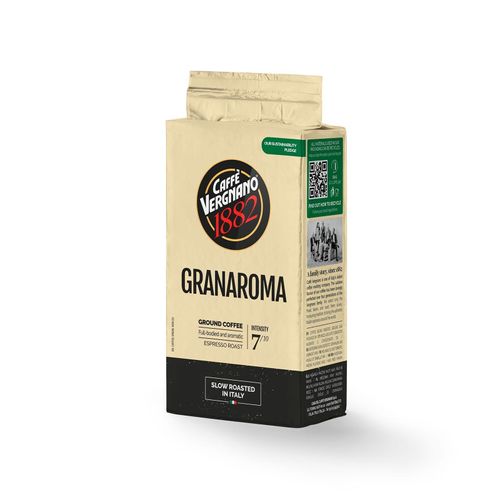 Caffè Vergnano 1882 Gran Aroma Ground Coffee 250g – front view