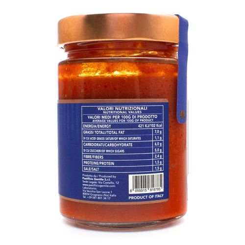 Gentile Preserves - Ready Tomato Sauce with Montoro Onions and Basil 320g – serving suggestion 3