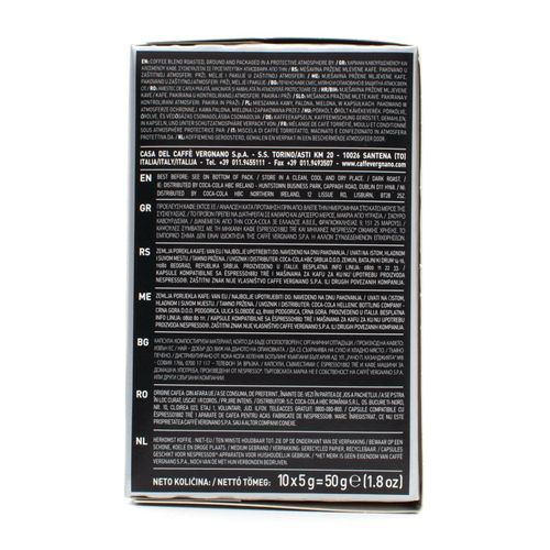 Caffè Vergnano 1882 Intenso 10 Capsules NESPRESSO Compatible - Compostable – additional view 2