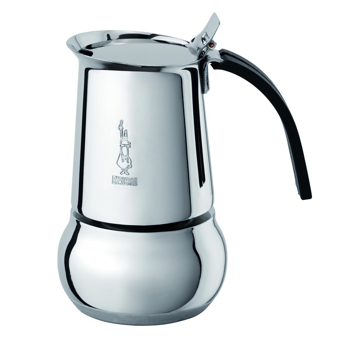 Bialetti Brikka 4 Cups Coffee Maker - Polished Aluminium for sale