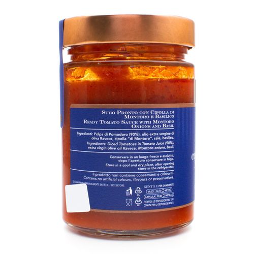 Gentile Preserves - Ready Tomato Sauce with Montoro Onions and Basil 320g – serving suggestion 4