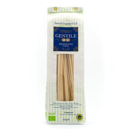 GENTILE Organic Durum Wheat Semolina pasta 500g "Linguine - 10 minutes" – additional view