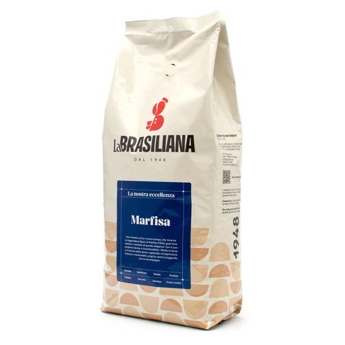 La Brasiliana Marfisa Coffee Beans 1 kg - Front - Side