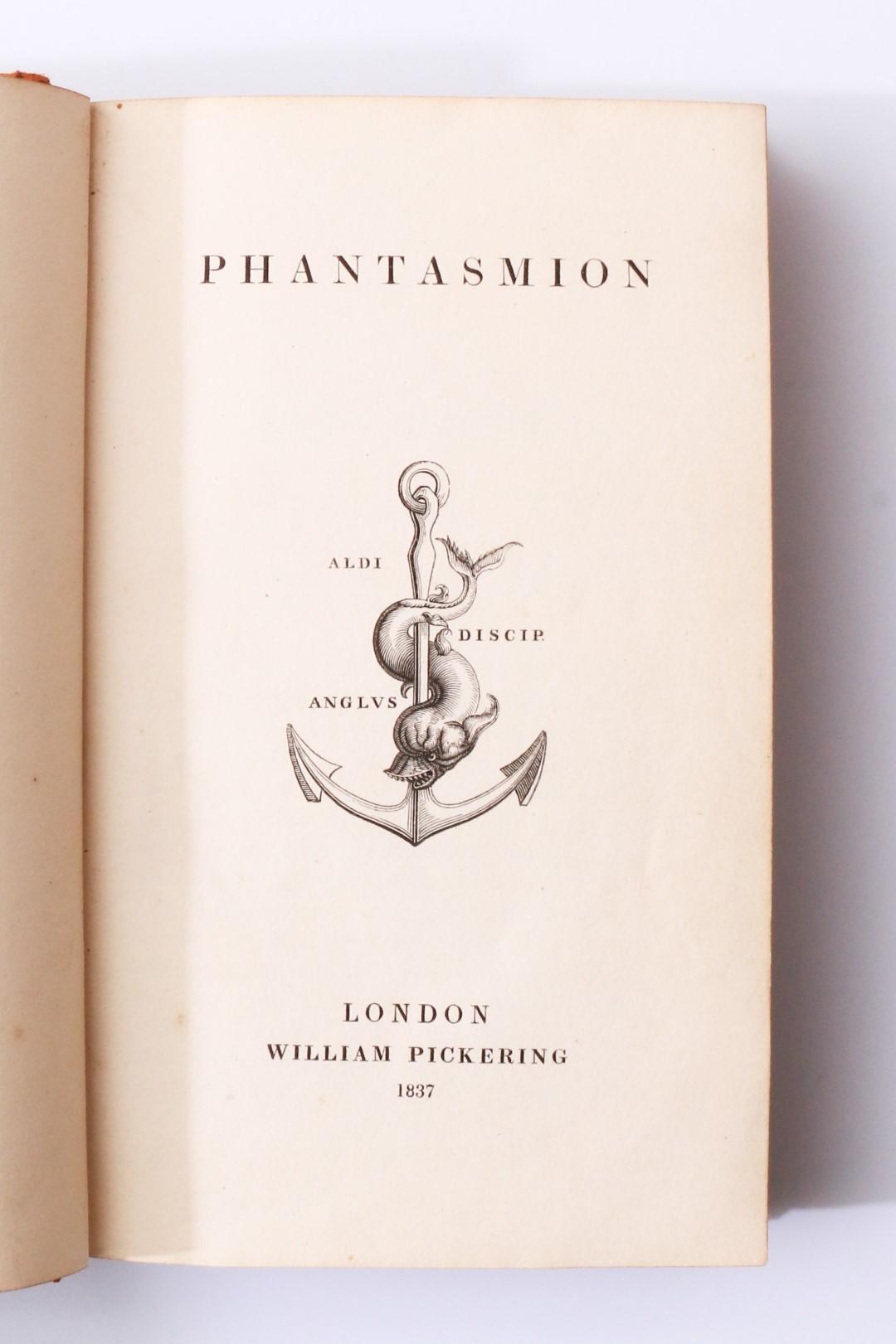 Sara Coleridge - Phantasmion - William Pickering, 1837, First Edition.
