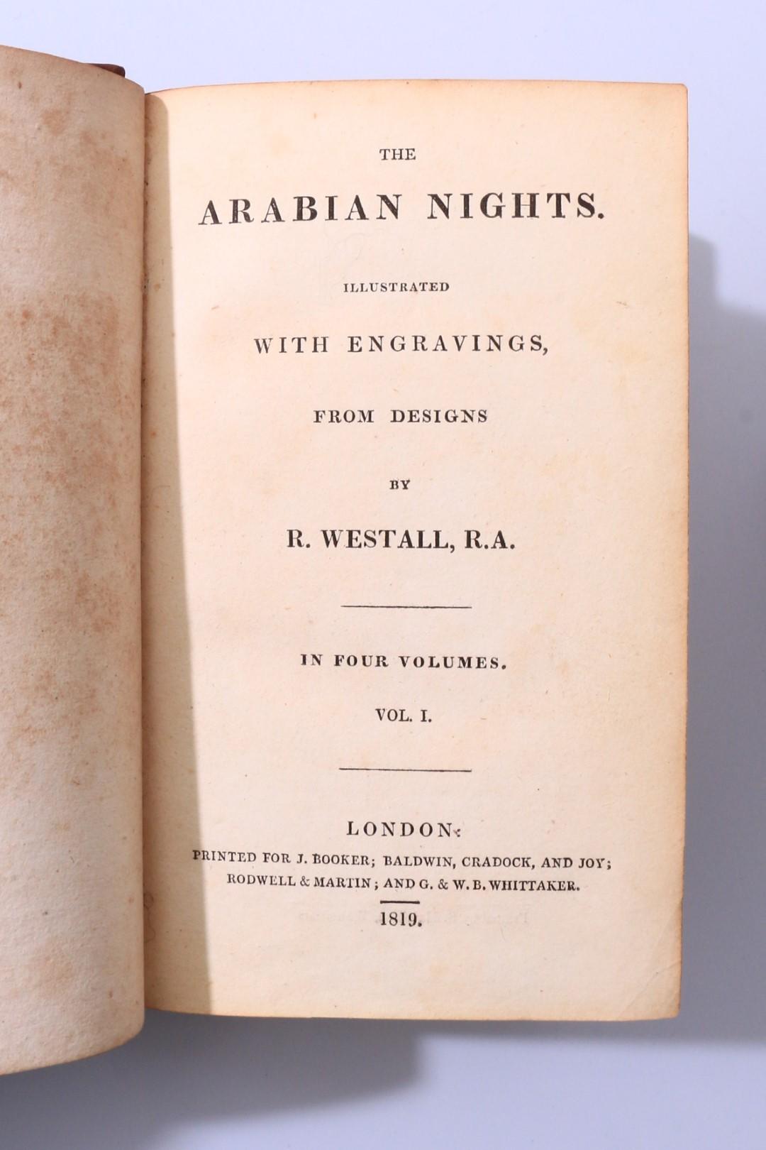 Anonymous - The Arabian Nights - J. Booker, Baldwin, Cradock, and Joy, 1819, First Edition.