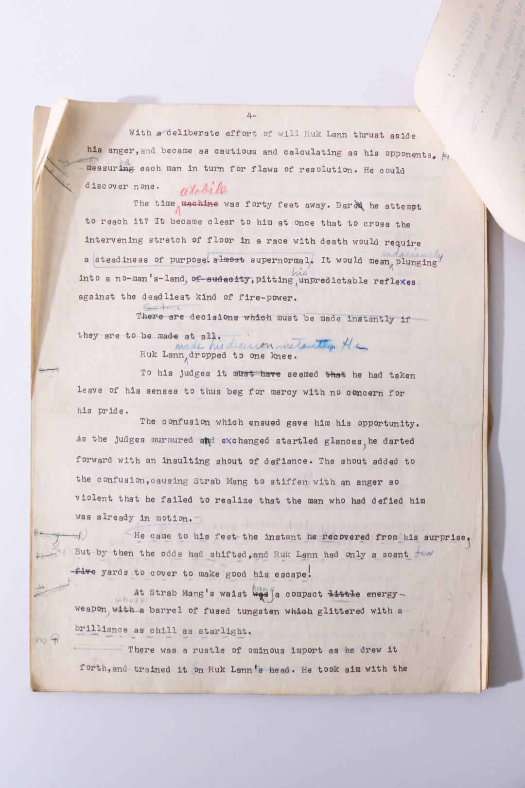 Frank Belknap Long - Throwback in Time [aka Escape to Yesterday] - Science-Fiction Plus, n.d. [1953], Manuscript.