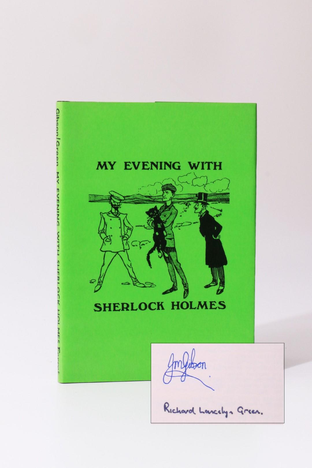 John Gibson & Richard Lancelyn Green - My Evening with Sherlock Holmes - Ferret Fantasy, 1981, Signed Limited Edition.