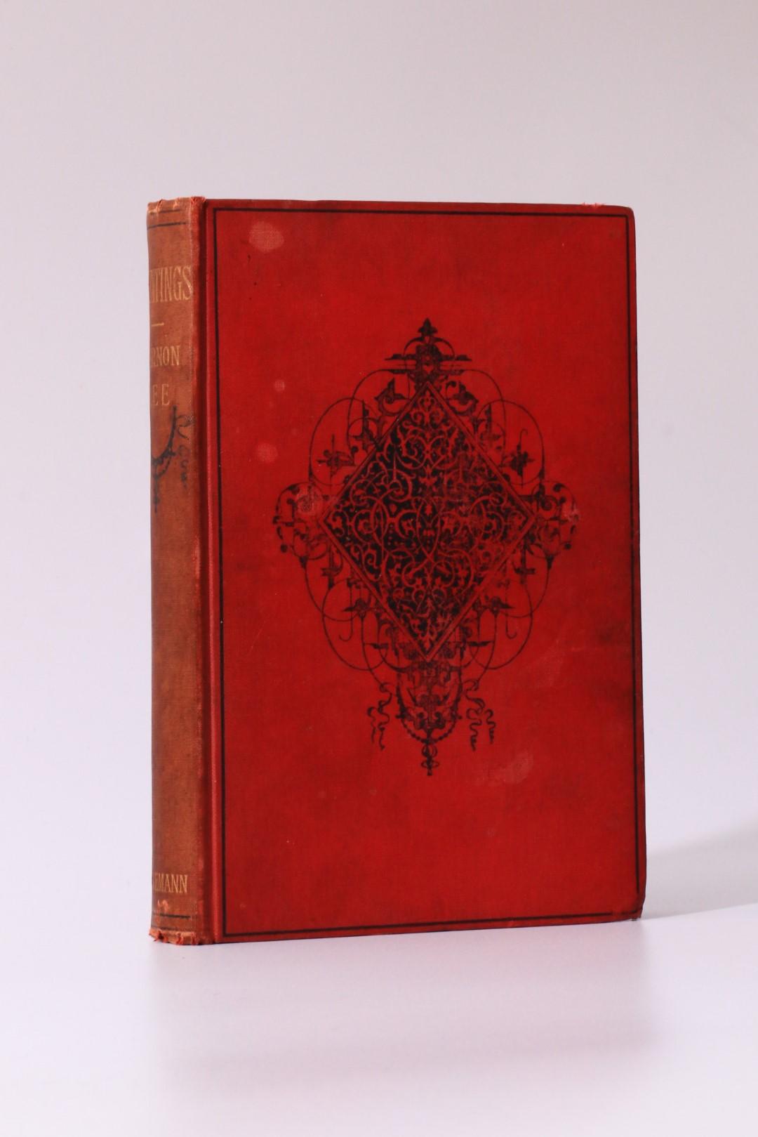 Vernon Lee - Hauntings - Heinemann, 1890, First Edition.