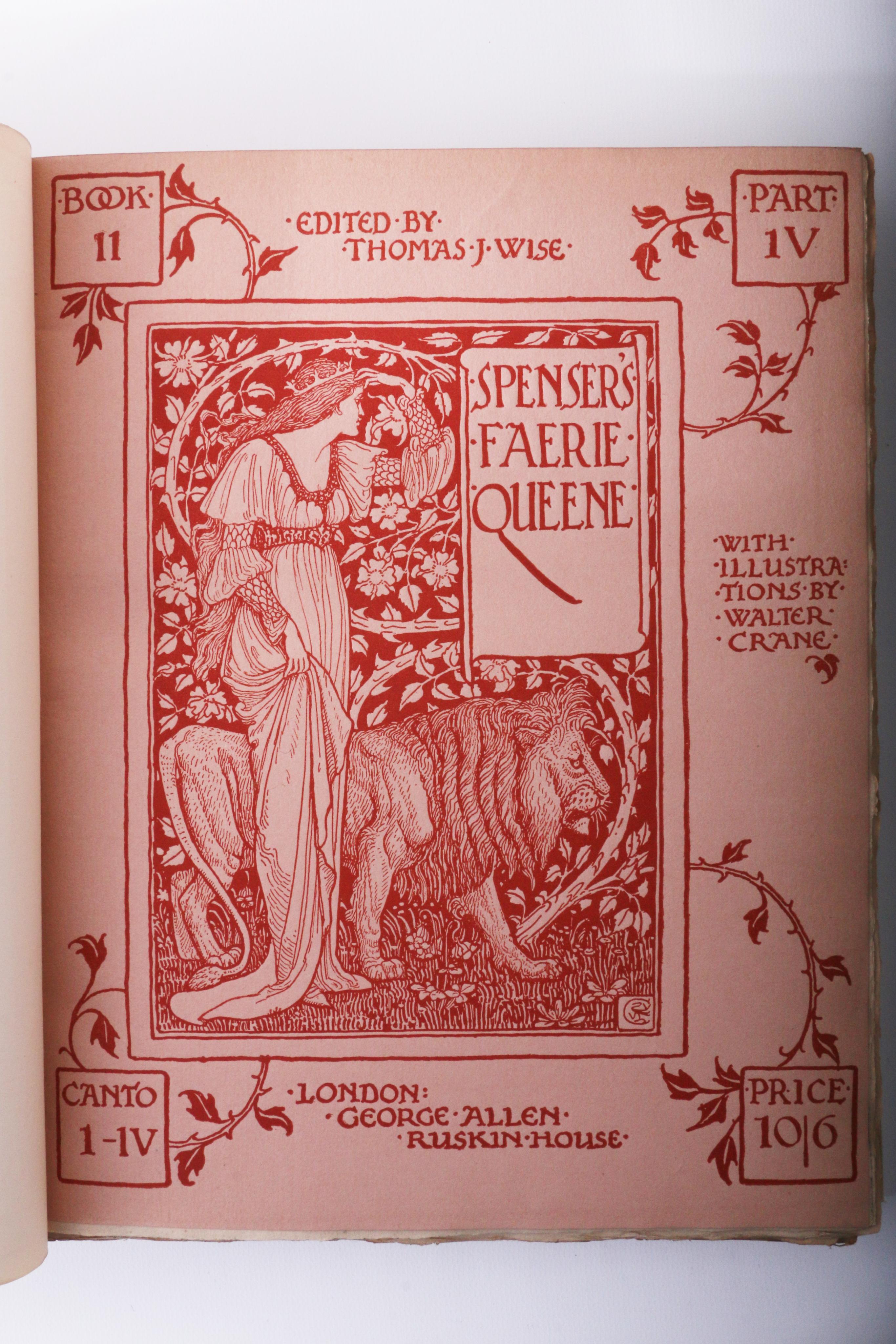 Edmund Spenser - Spenser's Faerie Queene - George Allen, 1897, First Thus.